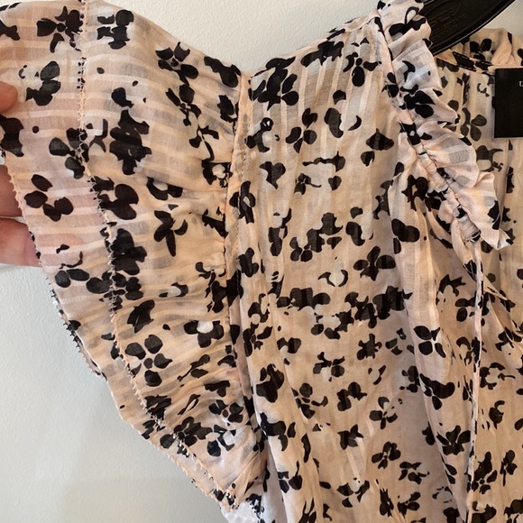 Ulla Johnson Pink Floral Top Blouse Size 2 Medium fits up to size 8 Barneys - Picture 6 of 7